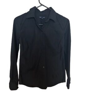 Gap tailored blouse, XS, black